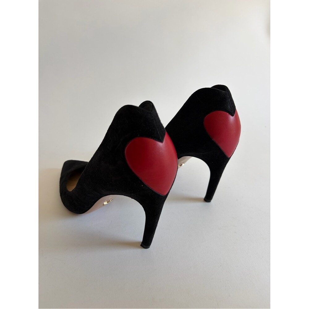 Dior Dioramour Black Suede Pointed-Toe Pumps - Picture 2 of 7